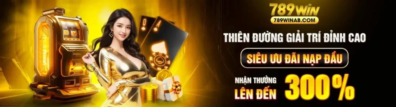 Máy đánh bạc 89bet4 với tiền vàng và logo thương hiệu